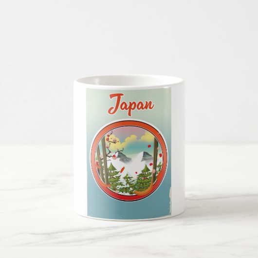 Mug logo de voyage au Japon (Centre)