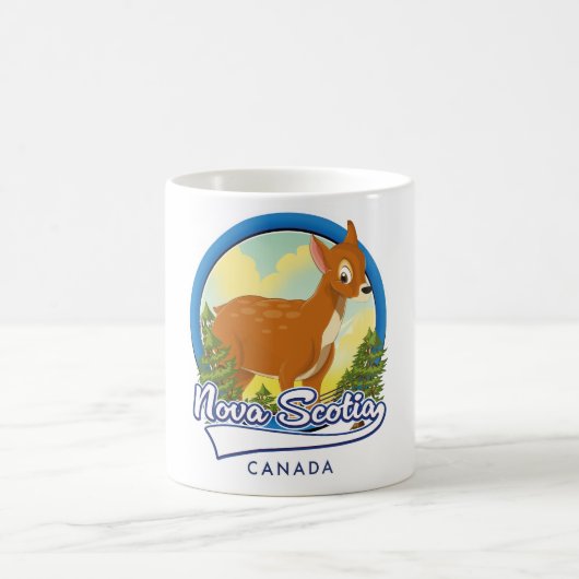 Mug logo de voyage de Nouvelle-Écosse Canada (Centre)