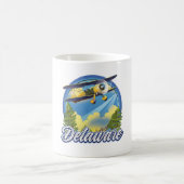 Mug Logo de voyage du Delaware (Centre)
