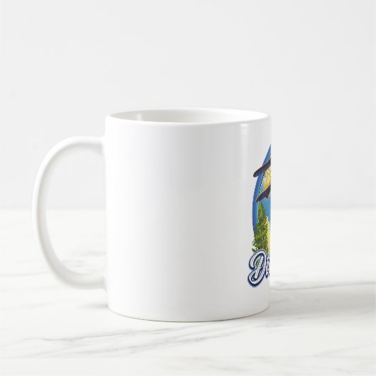 Mug Logo de voyage du Delaware (Gauche)
