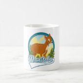 Mug Logo de voyage du Manitoba Canada (Centre)