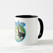 Mug Logo de voyage Explore Aruba (Devant droit)