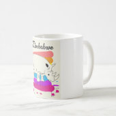 Mug Logo de voyage rétro du Zimbabwe (Devant droit)