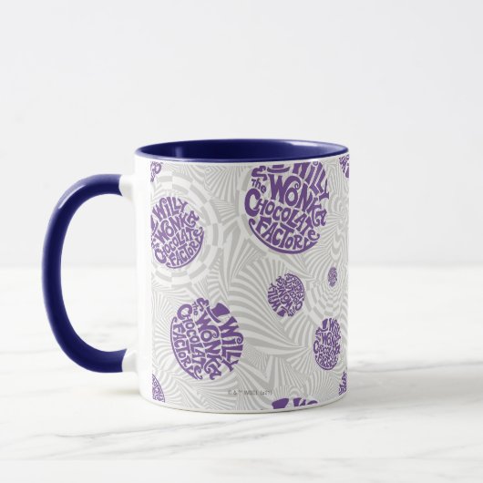 Mug Logo de Willy Wonka Psychedelic Graphisme (Gauche)