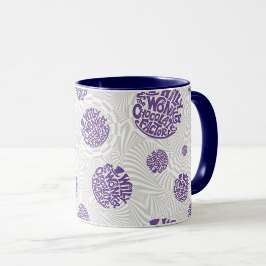 Mug Logo de Willy Wonka Psychedelic Graphisme (Devant droit)