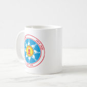 Mug Logo debout de tribu de roche (Devant gauche)