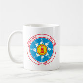 Mug Logo debout de tribu de roche (Gauche)