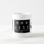 Mug Logo d'Emo avec des logos de Owner Production (Centre)