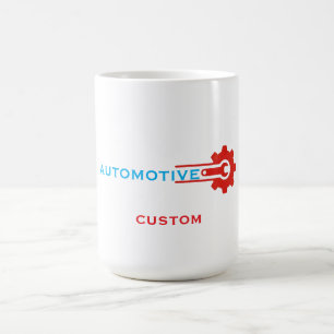 Mug Logo d'engrenage automobile