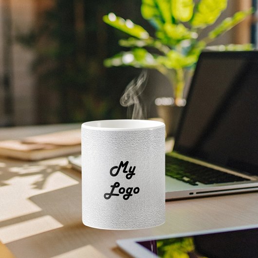Mug Logo d'entreprise argenté rectangulaire