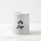 Mug Logo d'entreprise argenté rectangulaire (Centre)