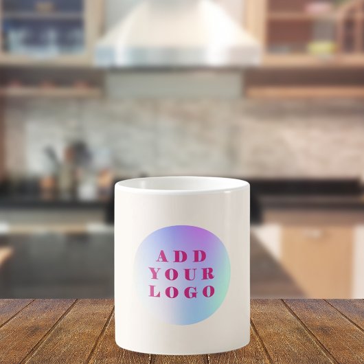 Mug Logo d'entreprise beige moderne