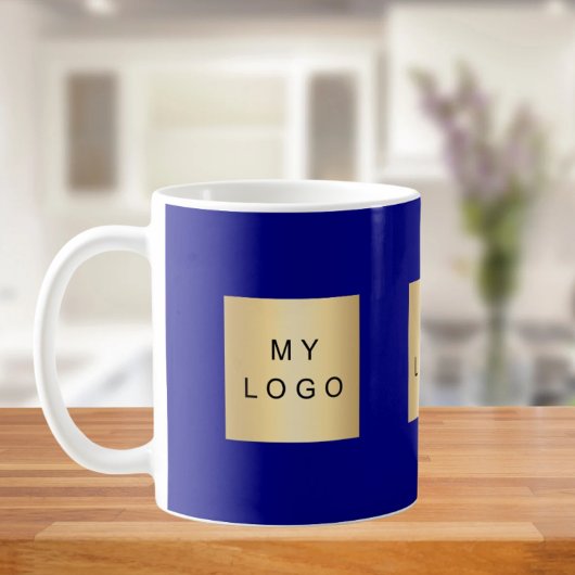 Mug Logo d'entreprise bleu marine