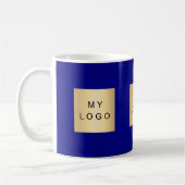 Mug Logo d'entreprise bleu marine (Gauche)