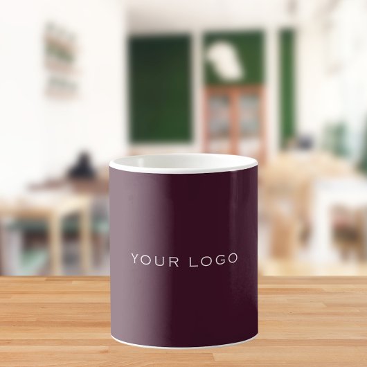 Mug logo d'entreprise bourguignon rectangulaire