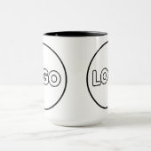 Mug Logo d'entreprise Café professionnel moderne éléga (Centre)