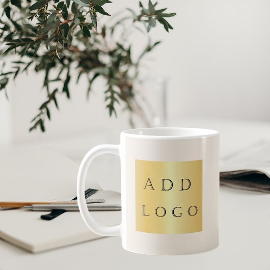 Mug Logo d'entreprise couleur crème beige