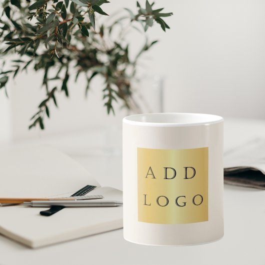 Mug Logo d'entreprise couleur crème beige
