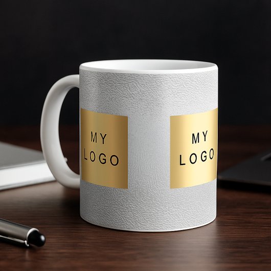 Mug Logo d'entreprise en argent