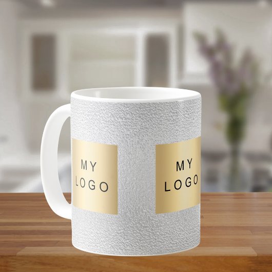 Mug Logo d'entreprise en argent