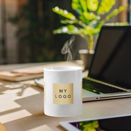 Mug Logo d'entreprise en argent