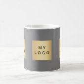 Mug Logo d'entreprise gris (Centre)