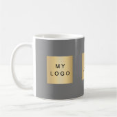 Mug Logo d'entreprise gris (Gauche)