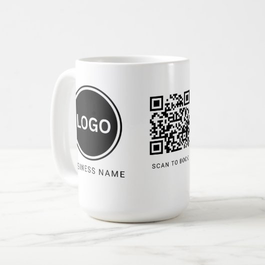 Mug Logo d'entreprise moderne (Devant gauche)