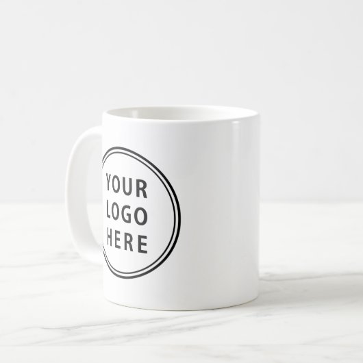 Mug Logo d'entreprise moderne (Devant gauche)