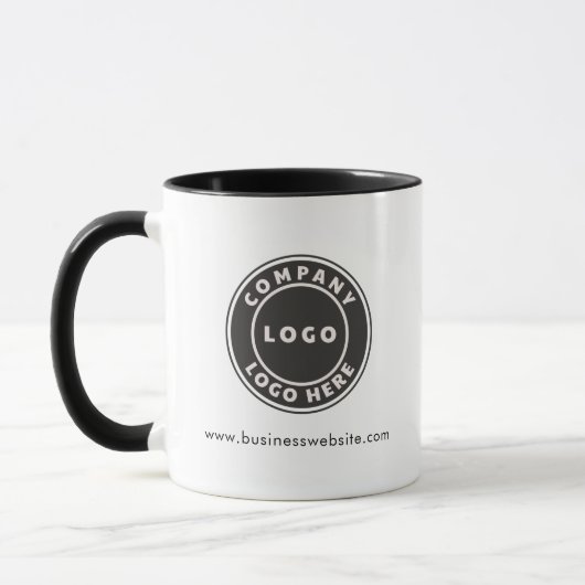 Mug Logo d'entreprise moderne et site Web d'entreprise (Gauche)