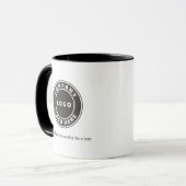 Mug Logo d'entreprise moderne et site Web d'entreprise (Devant gauche)
