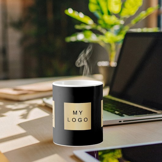Mug Logo d'entreprise noir
