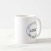 Mug Logo d'entreprise, nom et slogan (Devant droit)