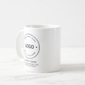 Mug Logo d'entreprise personnalisé (Devant gauche)