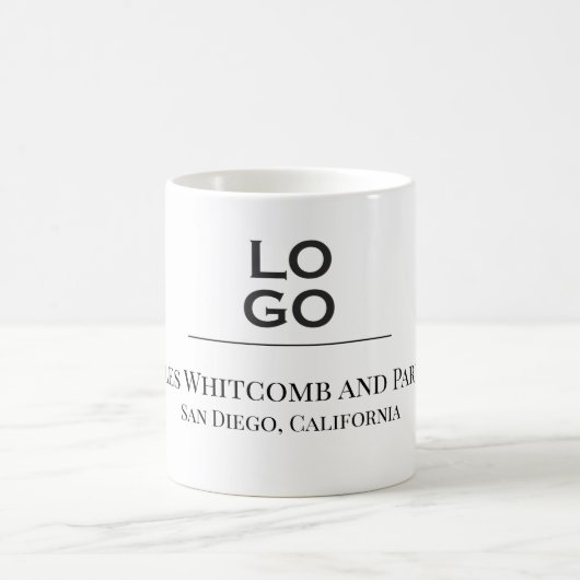 Mug Logo d'entreprise personnalisé (Centre)