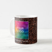 Mug Logo d'entreprise personnalisé Ajouter un nom Modè (Devant gauche)