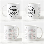Mug Logo d'entreprise personnalisé Calendrier 2026