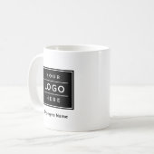 Mug Logo d'entreprise personnalisé et nom de l'employé (Devant gauche)