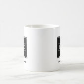 Mug Logo d'entreprise personnalisé et nom de l'employé (Centre)