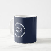 Mug Logo d'entreprise personnalisé Nom de l'employé (Devant gauche)