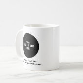 Mug Logo d'entreprise personnalisé | Nom | Design mode (Devant gauche)
