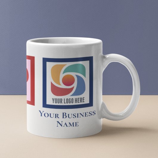 Mug Logo d'entreprise personnalisé Peace Love