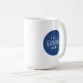 Mug Logo d'entreprise personnalisé simple (Devant droit)