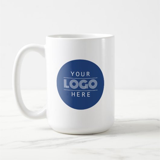 Mug Logo d'entreprise personnalisé simple (Gauche)