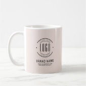 Mug Logo d'entreprise personnalisée moderne marque com (Gauche)