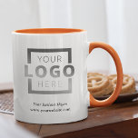 Mug Logo d'entreprise promotionnel couleur personnalis<br><div class="desc">Personnalisez facilement cette tasse avec le logo de votre entreprise et des informations commerciales. Les tasses promotionnelles font une impression durable et font de grands cadeaux d'entreprise, cadeaux ou souvenirs pour les clients, les clients et les employés. Conseil de conception : Apportez la personnalisation de la marque au niveau suivant...</div>