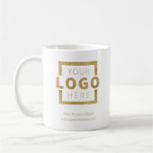 Mug Logo d'entreprise promotionnel personnalisé en or (Gauche)