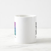 Mug Logo d'entreprise QR Code Scan Me Modern Simple (Centre)