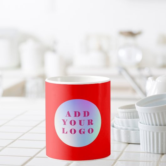 Mug Logo d'entreprise rouge