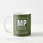 Mug Logo d'entreprise simple et olive (Gauche)